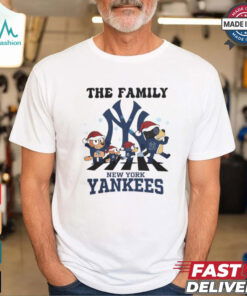 New York Yankees X Family Bluey Merry Christmas 2024 Shirt