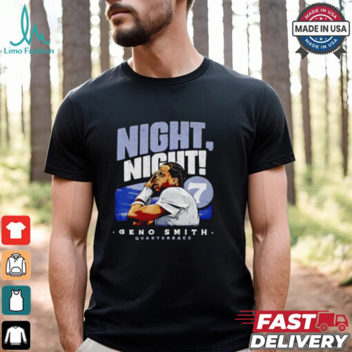 Night Night Geno Smith No. 7 Seattle Seahawks Quarterback shirt