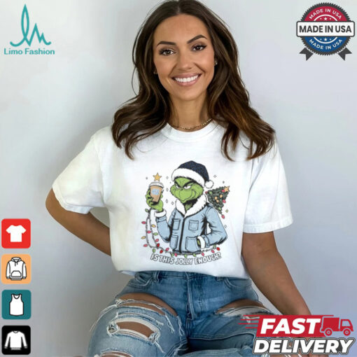 North Carolina Tar Heels x Santa Grinch Is This Jolly Enough Merry Christmas Shirt