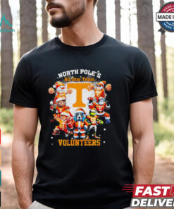 North Pole’s all star team Tennessee Volunteers Christmas shirt