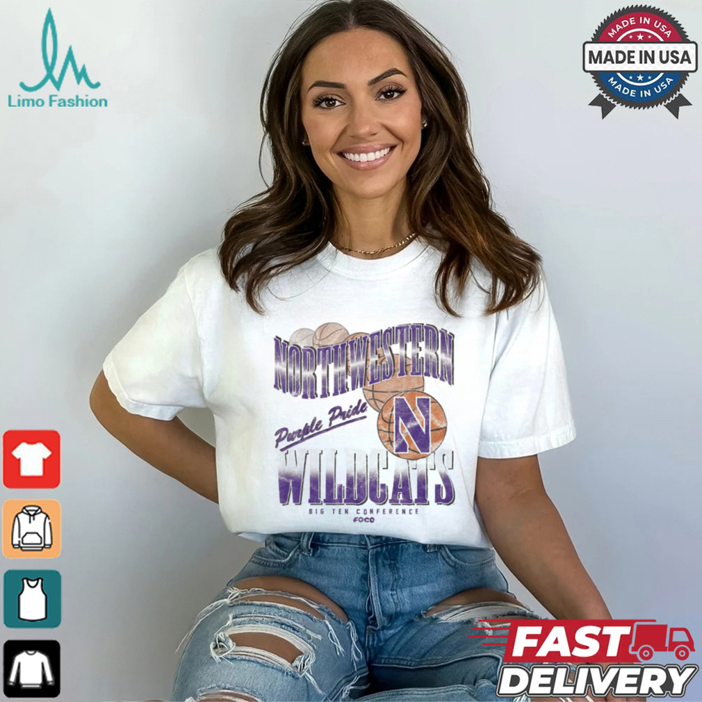 Northwestern Wildcats Baller Bounce T Shirt Northwestern Wildcats Baller Bounce T Shirt
