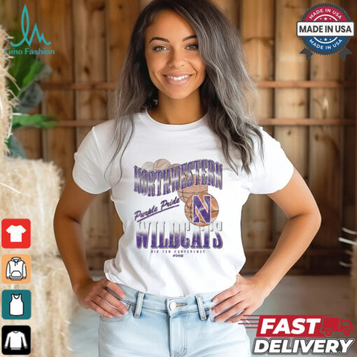Northwestern Wildcats Baller Bounce T Shirt