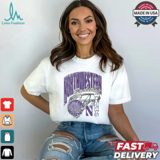 Northwestern Wildcats Script Swish T Shirt