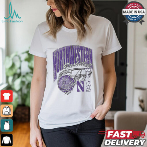 Northwestern Wildcats Script Swish T Shirt