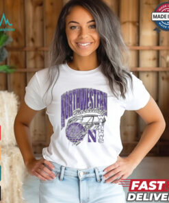 Northwestern Wildcats Script Swish T Shirt
