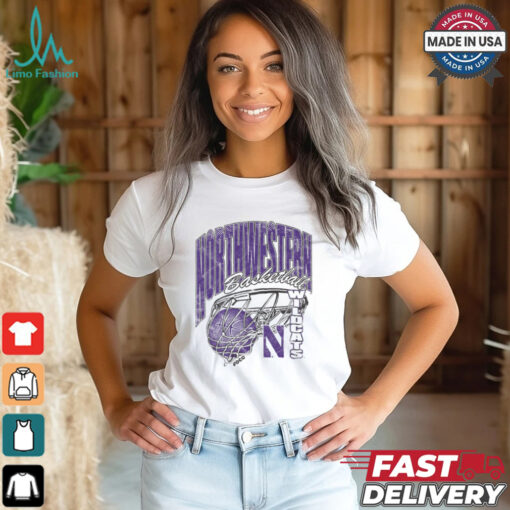 Northwestern Wildcats Script Swish T Shirt