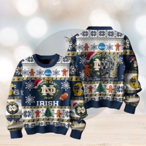 Notre Dame Fighting Irish Football They Not Like Us Christmas Ugly Sweater