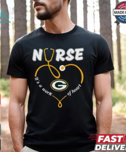 Nurse It’s A Work Of Heart Svg, Green Bay Packers  shirt