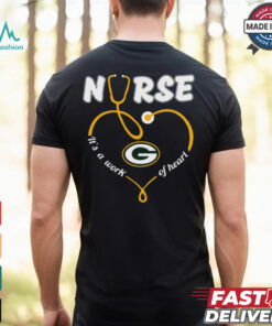 Nurse It’s A Work Of Heart Svg, Green Bay Packers  shirt