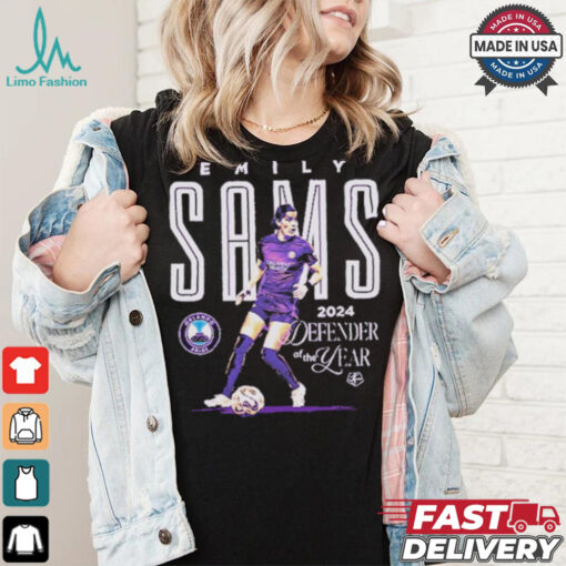 Official 2024 NWSL Defender of the Year Emily Sams Shirt