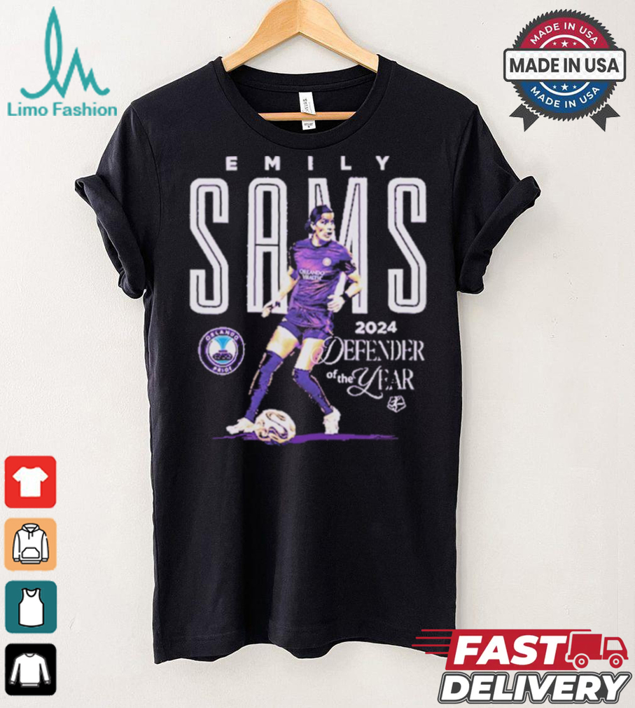 Official 2024 NWSL Defender of the Year Emily Sams Shirt Official 2024 NWSL Defender of the Year Emily Sams Shirt