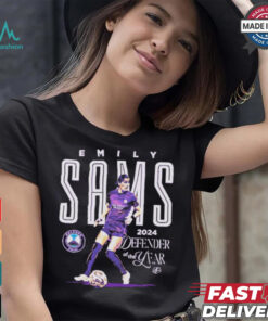 Official 2024 NWSL Defender of the Year Emily Sams Shirt