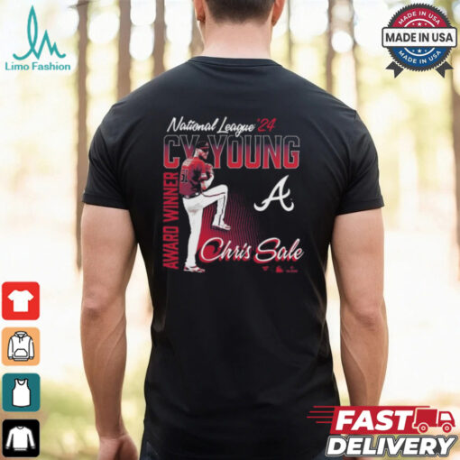 Official Atlanta Braves Chris Sale 2024 National League Cy Young Award Winner Shirt