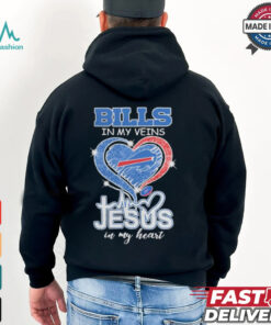 Official Buffalo Bills Runs in My Veins, Faith Guides My Spirit T Shirt