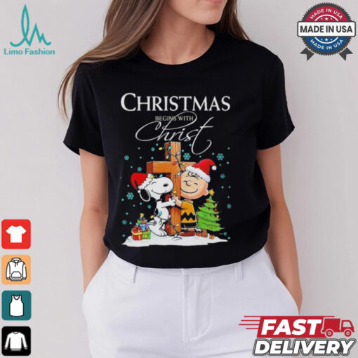 Official Christmas Begins With Christ 2024 Shirt