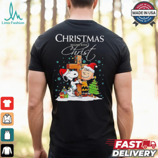 Official Christmas Begins With Christ 2024 Shirt