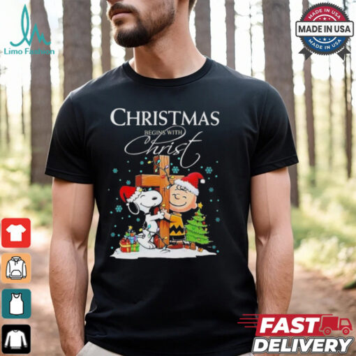 Official Christmas Begins With Christ 2024 Shirt