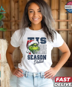 Official Dallas Cowboys Tis The Cowboys Season Dallas Grinch Christmas Shirt