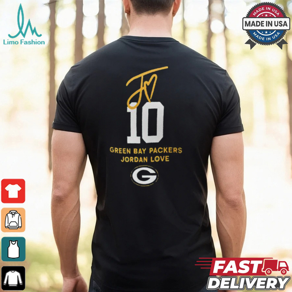 Official Green Bay Packers #10 Jordan Love Local Player Shirt Official Green Bay Packers #10 Jordan Love Local Player Shirt