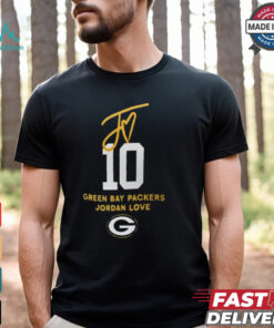 Official Green Bay Packers #10 Jordan Love Local Player Shirt