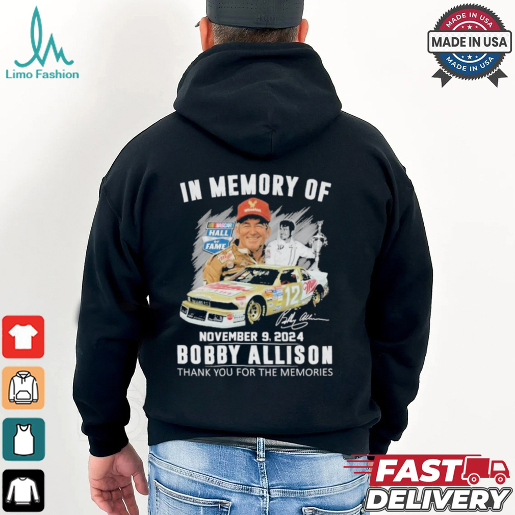 Official In Memory Of November 09 2024 Bobby Allison Thanh You For The Memories T Shirt Official In Memory Of November 09 2024 Bobby Allison Thanh You For The Memories T Shirt