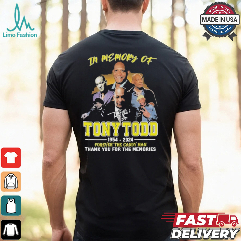 Official In Memory Of Tony Todd 1954 2024 Thank You For The Memories T Shirt Official In Memory Of Tony Todd 1954 2024 Thank You For The Memories T Shirt