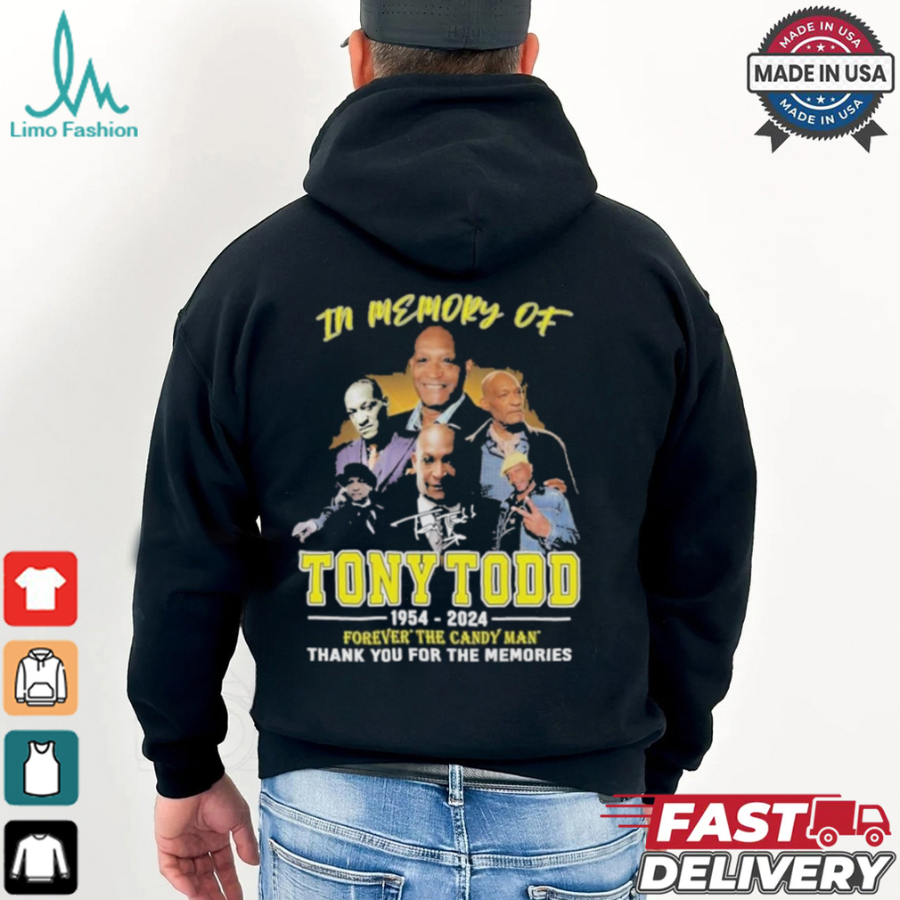 Official In Memory Of Tony Todd 1954 2024 Thank You For The Memories T Shirt Official In Memory Of Tony Todd 1954 2024 Thank You For The Memories T Shirt