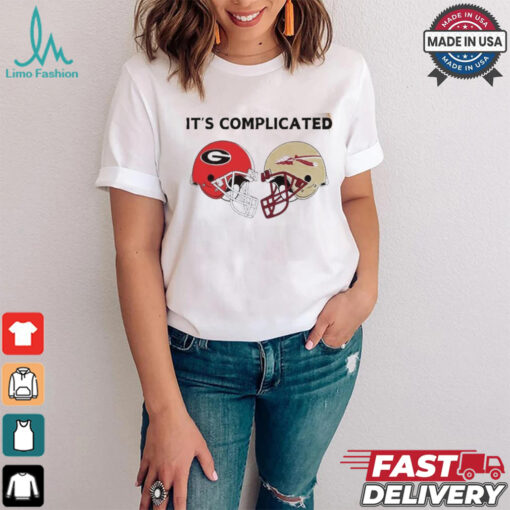 Official It’s Complicated Georgia Bulldogs vs Florida State Seminoles Shirt