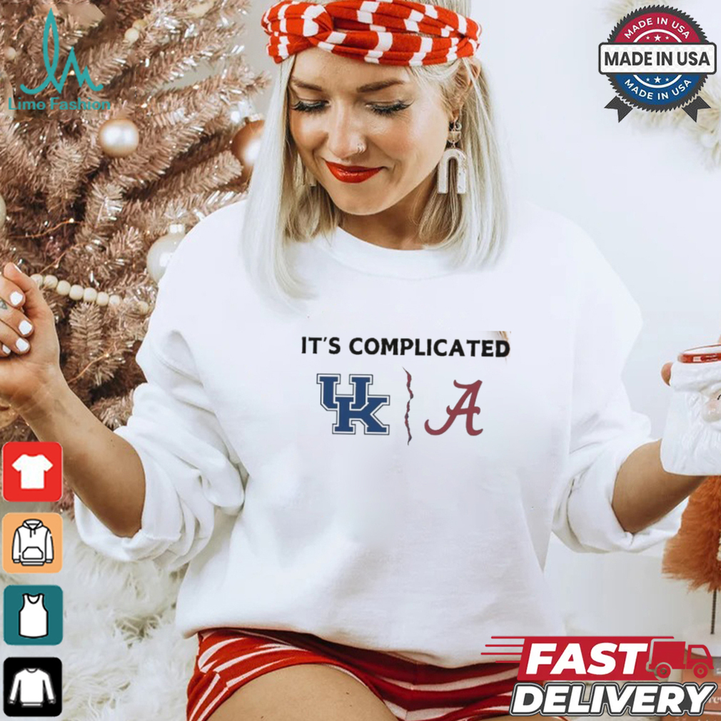 Official It’s Complicated Kentucky Wildcats Vs Alabama Crimson Tide Shirt Official It’s Complicated Kentucky Wildcats Vs Alabama Crimson Tide Shirt