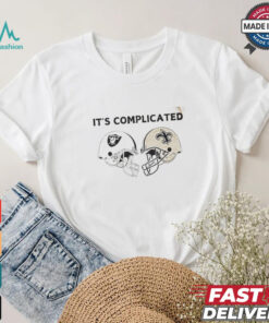 Official It’s Complicated Las Vegas Raiders Vs New Orleans Saints Shirt