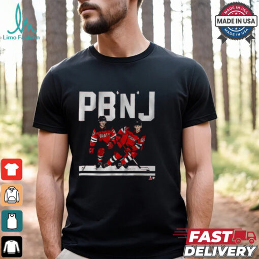 Official Jack Hughes & Jesper Bratt PB & J Shirt