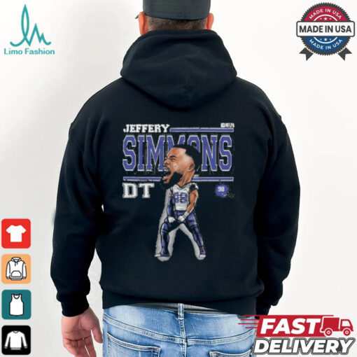 Official Jeffery Simmons Tennessee Titans DT Cartoon Shirt
