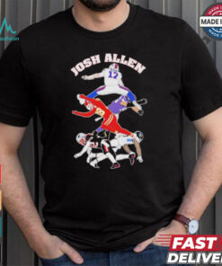 Official Josh Allen Hurdle On NFL Teams Shirt