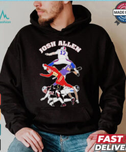 Official Josh Allen Hurdle On NFL Teams Shirt
