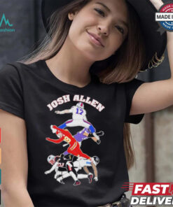 Official Josh Allen Hurdle On NFL Teams Shirt