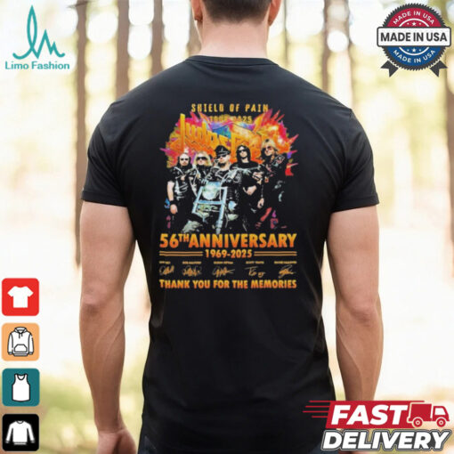 Official Judas Priest 2024 Shield of Pain Tour – 56 Years of Metal Legends T Shirt