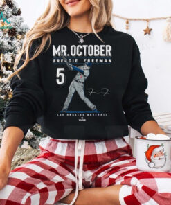 Official Mr. october freddie freeman los angeles baseball mlb T shirt