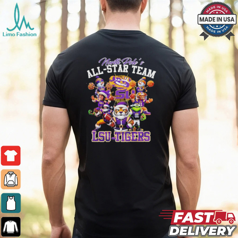 Official North Pole All Star Team LSU Tigers Christians Shirt Official North Pole All Star Team LSU Tigers Christians Shirt