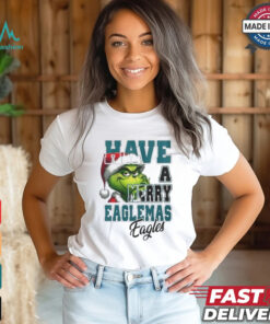 Official Philadelphia Eagles Have A Merry Eaglemas Eagles Grinch Christmas Shirt