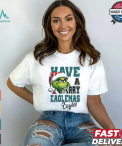 Official Philadelphia Eagles Have A Merry Eaglemas Eagles Grinch Christmas Shirt