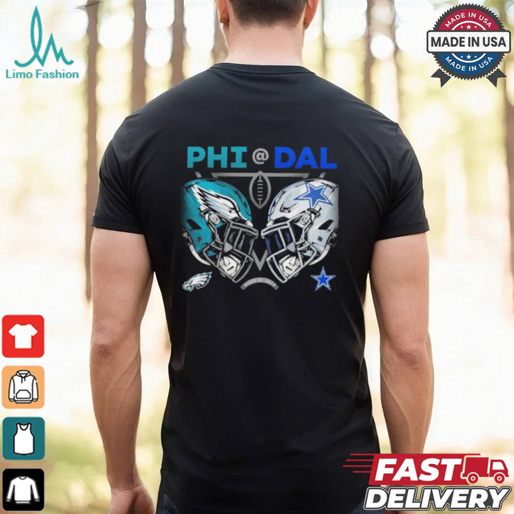 Official Philadelphia Eagles Vs Dallas Cowboys 2024 Gameday Football Matchup T shirt Official Philadelphia Eagles Vs Dallas Cowboys 2024 Gameday Football Matchup T shirt