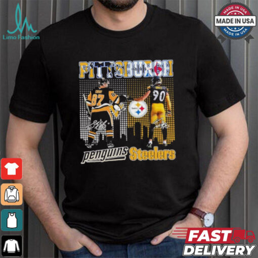 Official Pittsburgh Steelers Tj Watt X Pittsburgh Hockey Sidney Crosby Shirt