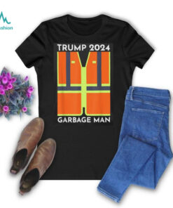 Official President Trump 2024 garbage truck man funny garbage truck Patriots support T shirt