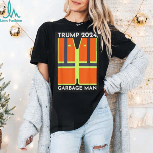 Official President Trump 2024 garbage truck man funny garbage truck Patriots support T shirt