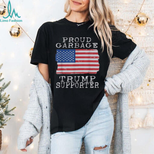 Official Proud garbage truck Trump supporter pro T shirt