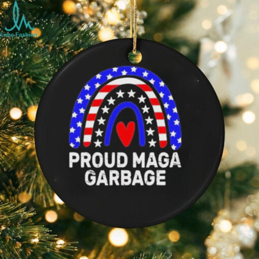 Official Proud maga garbage truck Trump supporter rainbow usa flag T shirt
