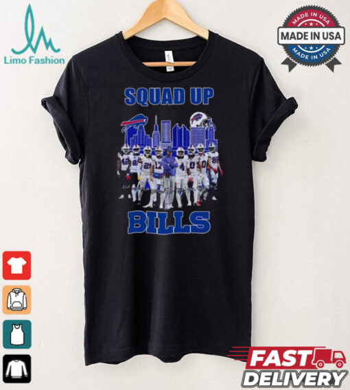 Official Squad Up Buffalo Bills 2024 Signatures Shirt