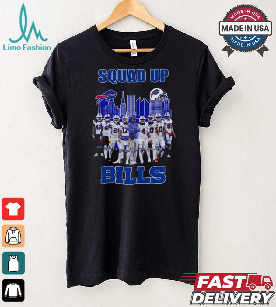 Official Squad Up Buffalo Bills 2024 Signatures Shirt Official Squad Up Buffalo Bills 2024 Signatures Shirt