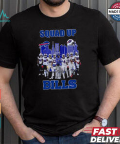 Official Squad Up Buffalo Bills 2024 Signatures Shirt