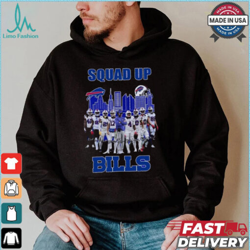 Official Squad Up Buffalo Bills 2024 Signatures Shirt